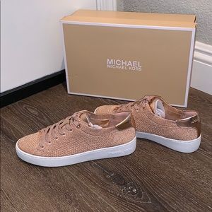 michael kors skyler sneaker gold